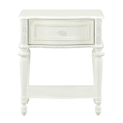 ACME Dorothy 1 Drawer Nightstand – side view – Lusso Furniture Miami