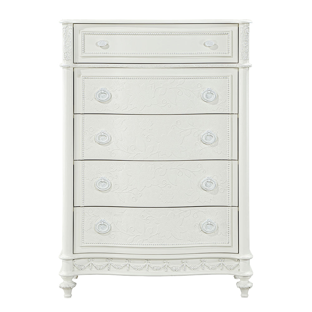 ACME Dorothy Chest – side view – Lusso Furniture Miami