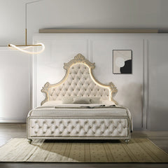 ACME Lucienne LED Bed – alternate view – Lusso Furniture Miami