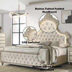 ACME Lucienne LED Bed – view 12 – Lusso Furniture Miami