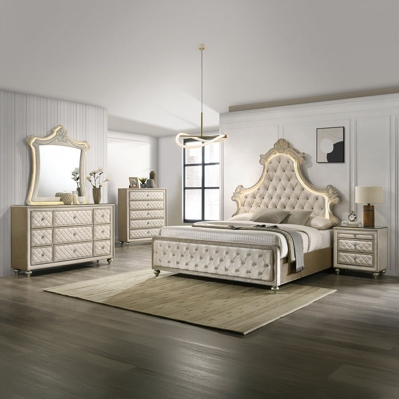 ACME Lucienne LED Bed-zoom-