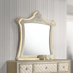 ACME Lucienne LED Mirror – front view – Lusso Furniture Miami