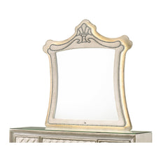 ACME Lucienne LED Mirror – angle view – Lusso Furniture Miami