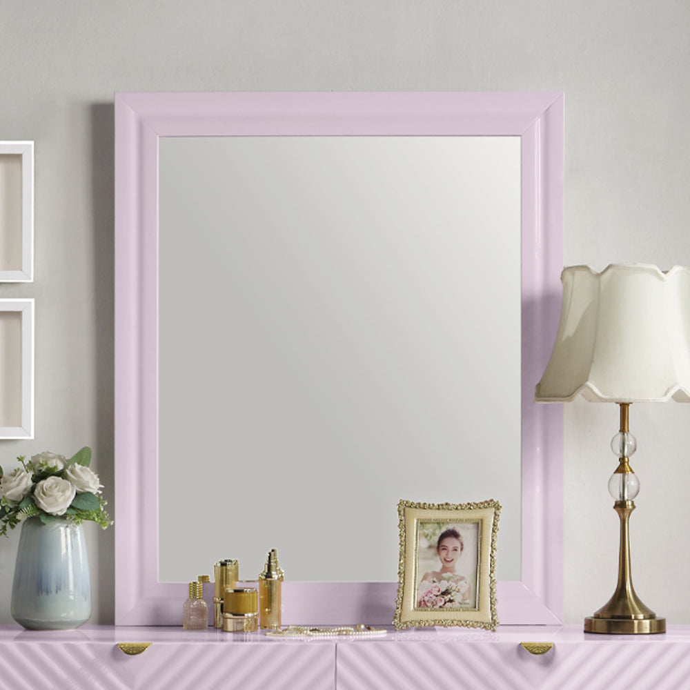 ACME Gaines Mirror – back view – Lusso Furniture Miami
