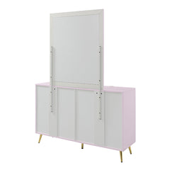 ACME Gaines Mirror – finish detail – Lusso Furniture Miami
