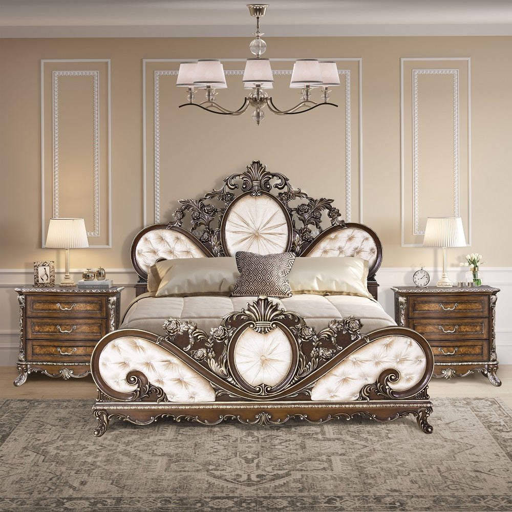 ACME Devany Bed – front view – Lusso Furniture Miami