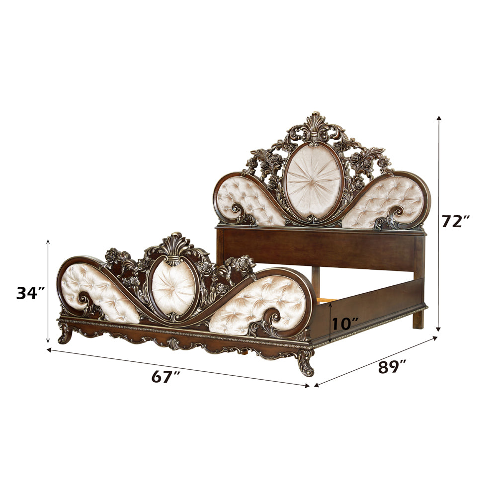 ACME Devany Bed – alternate view – Lusso Furniture Miami