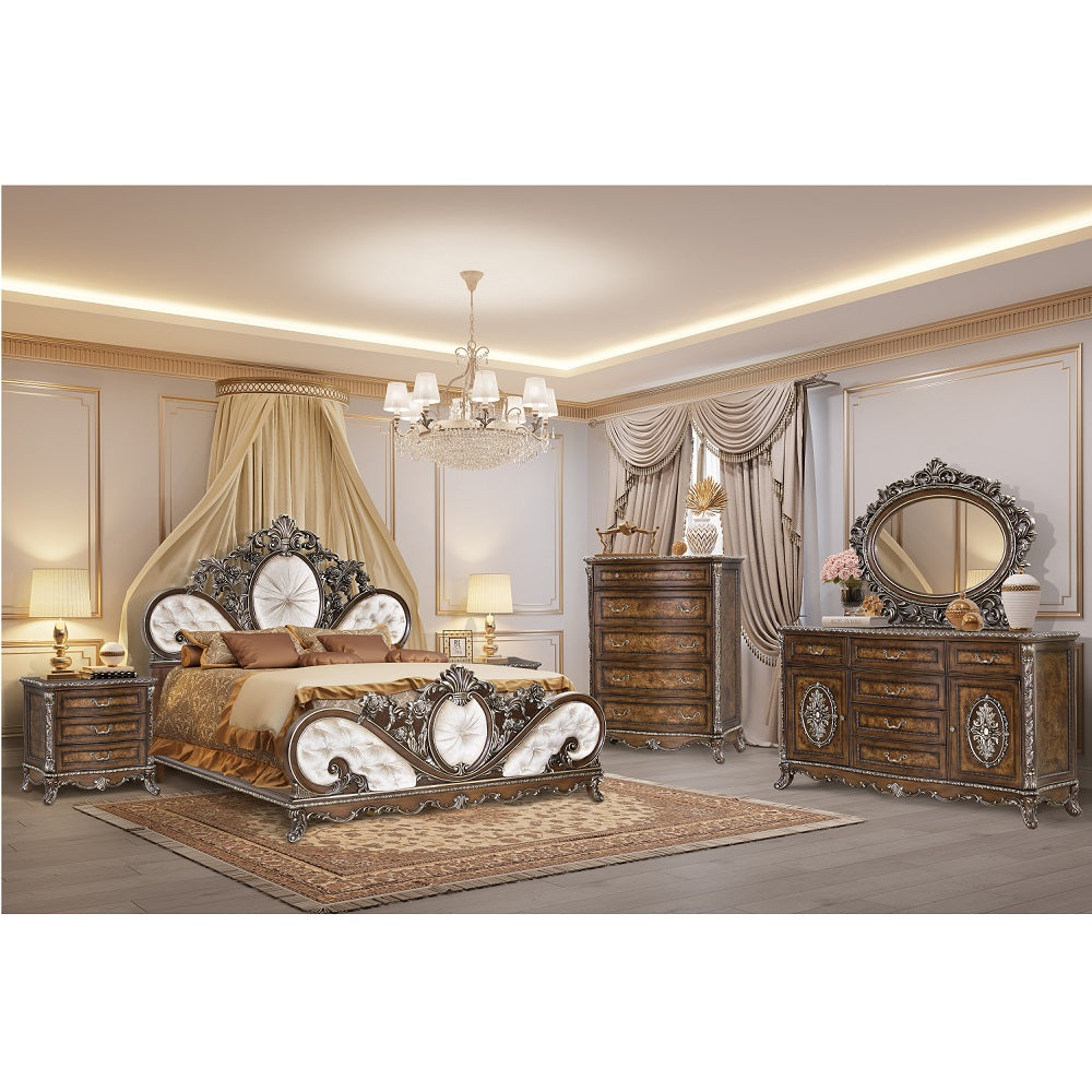 ACME Devany Bed – back view – Lusso Furniture Miami