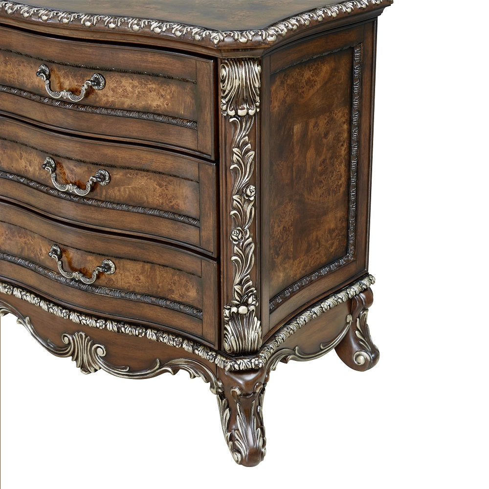 ACME Devany Nightstand – back view – Lusso Furniture Miami