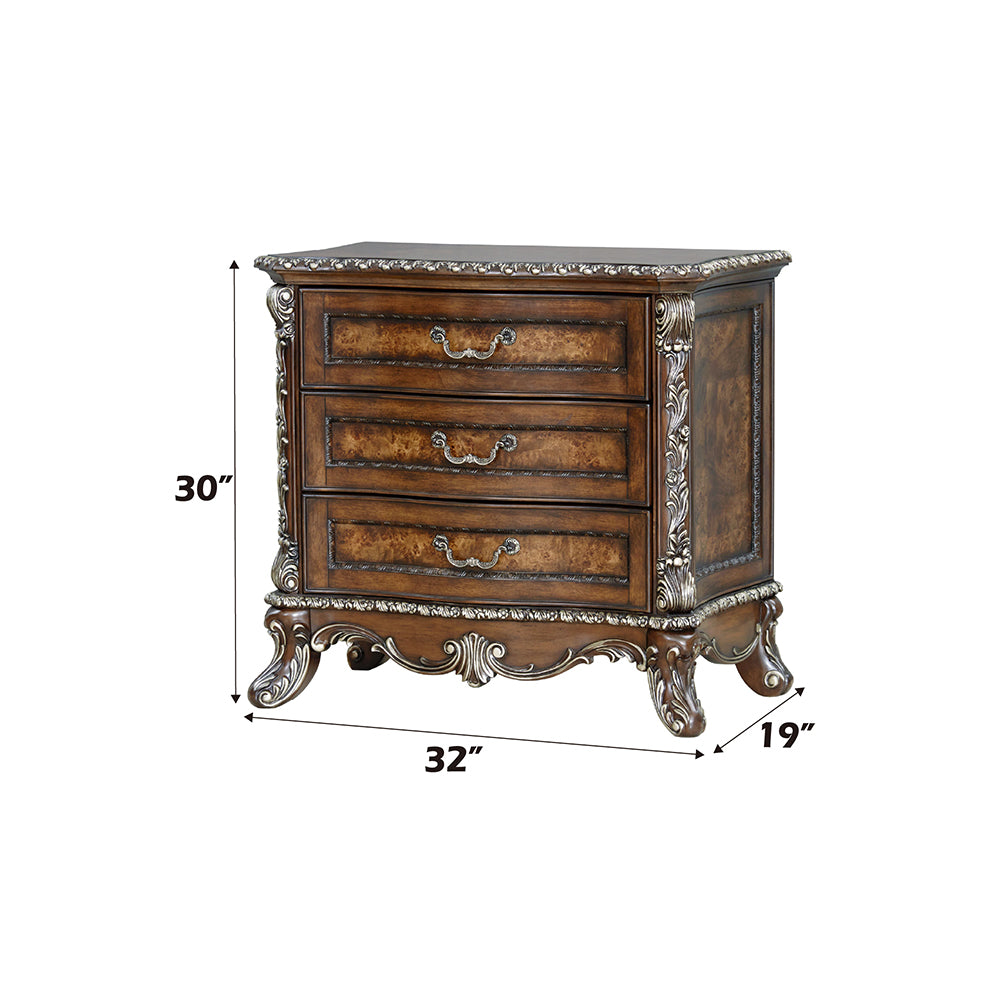 ACME Devany Nightstand – alternate view – Lusso Furniture Miami