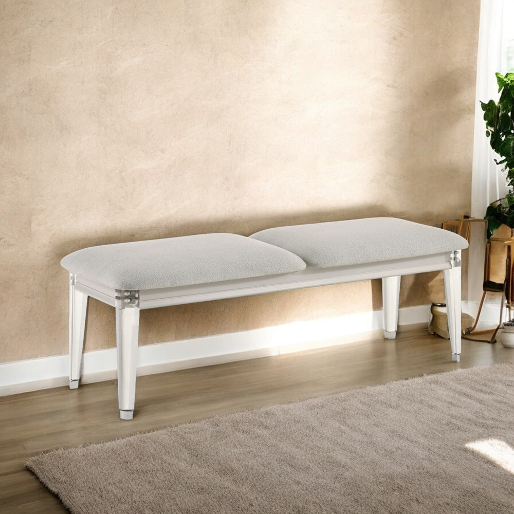 ACME Laveda Bench – front view – Lusso Furniture Miami