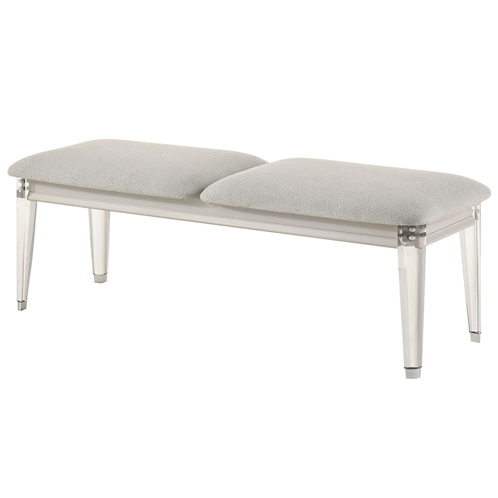 ACME Laveda Bench – angle view – Lusso Furniture Miami