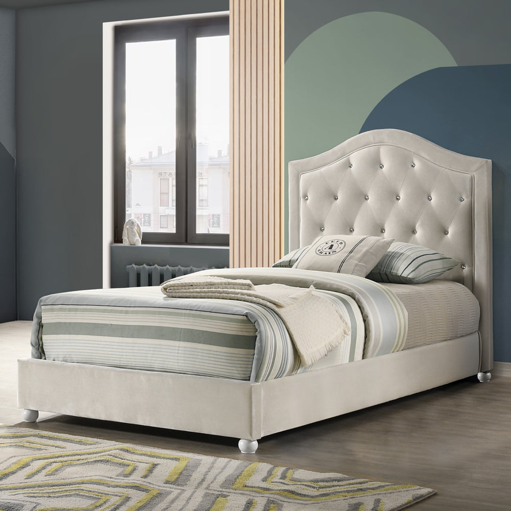 ACME Reggie Bed – front view – Lusso Furniture Miami