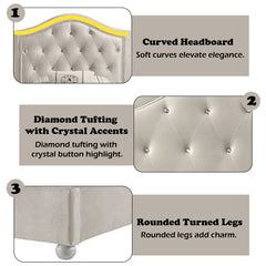 ACME Reggie Bed – close-up – Lusso Furniture Miami