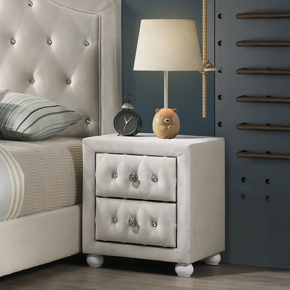 ACME Reggie Nightstand – front view – Lusso Furniture Miami