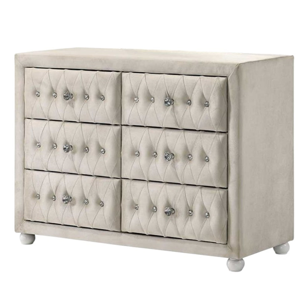 ACME Reggie Dresser – angle view – Lusso Furniture Miami