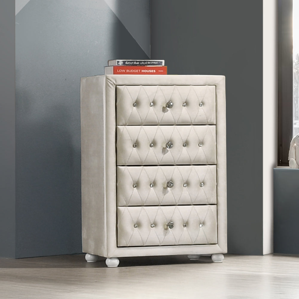 ACME Reggie Chest – front view – Lusso Furniture Miami