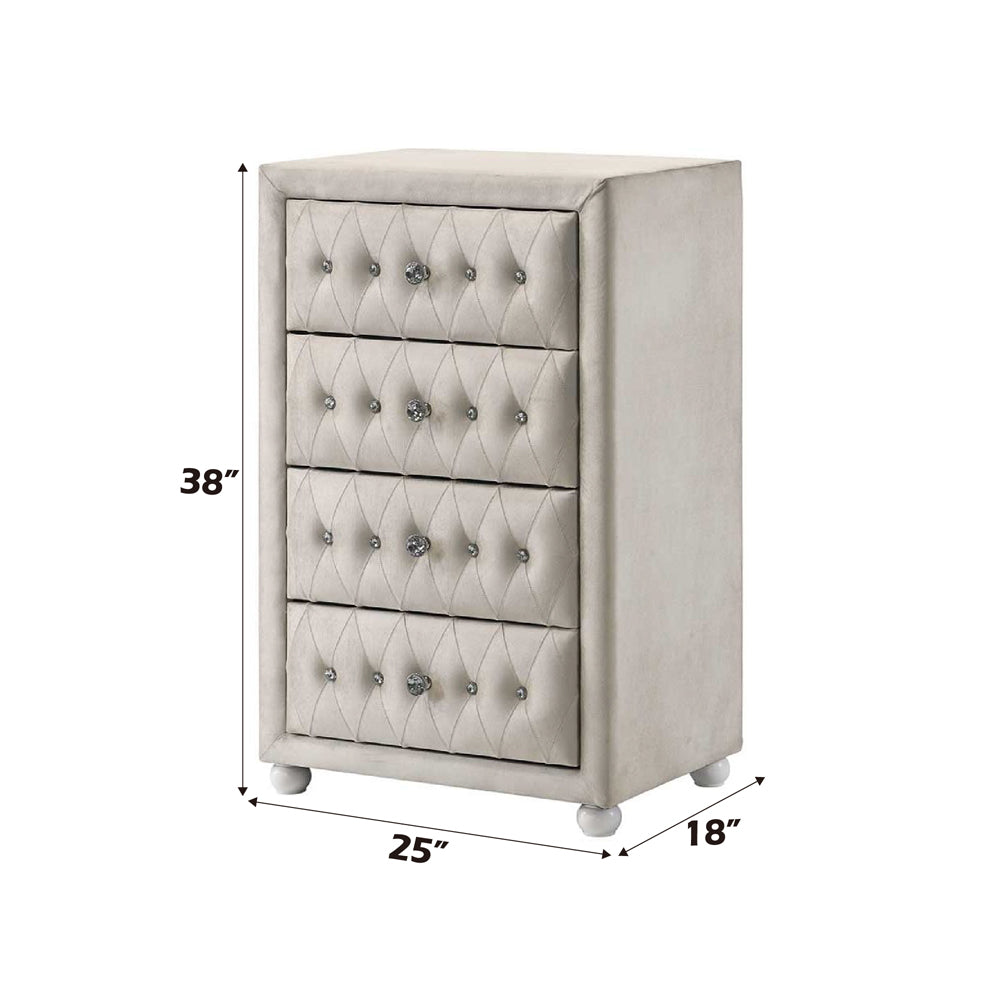 ACME Reggie Chest – back view – Lusso Furniture Miami