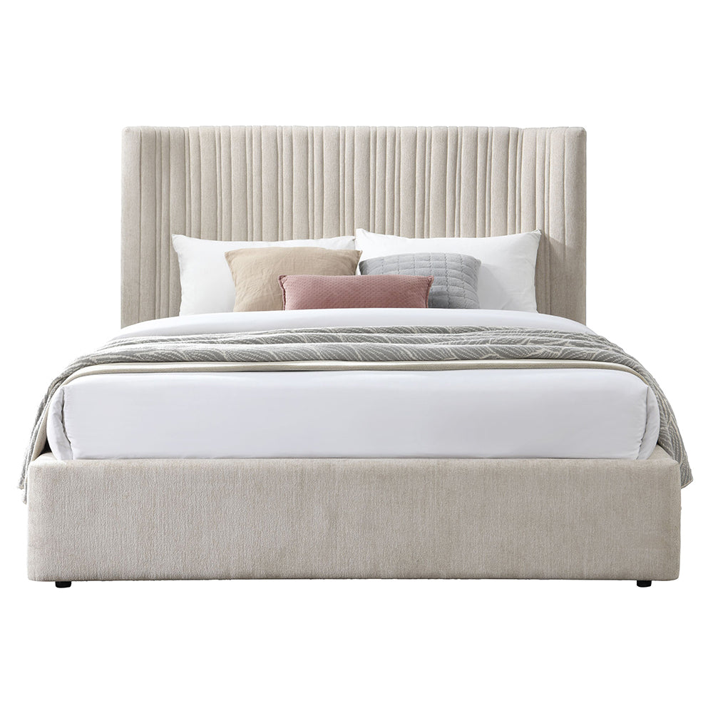 ACME Loren Upholstered Bed – side view – Lusso Furniture Miami