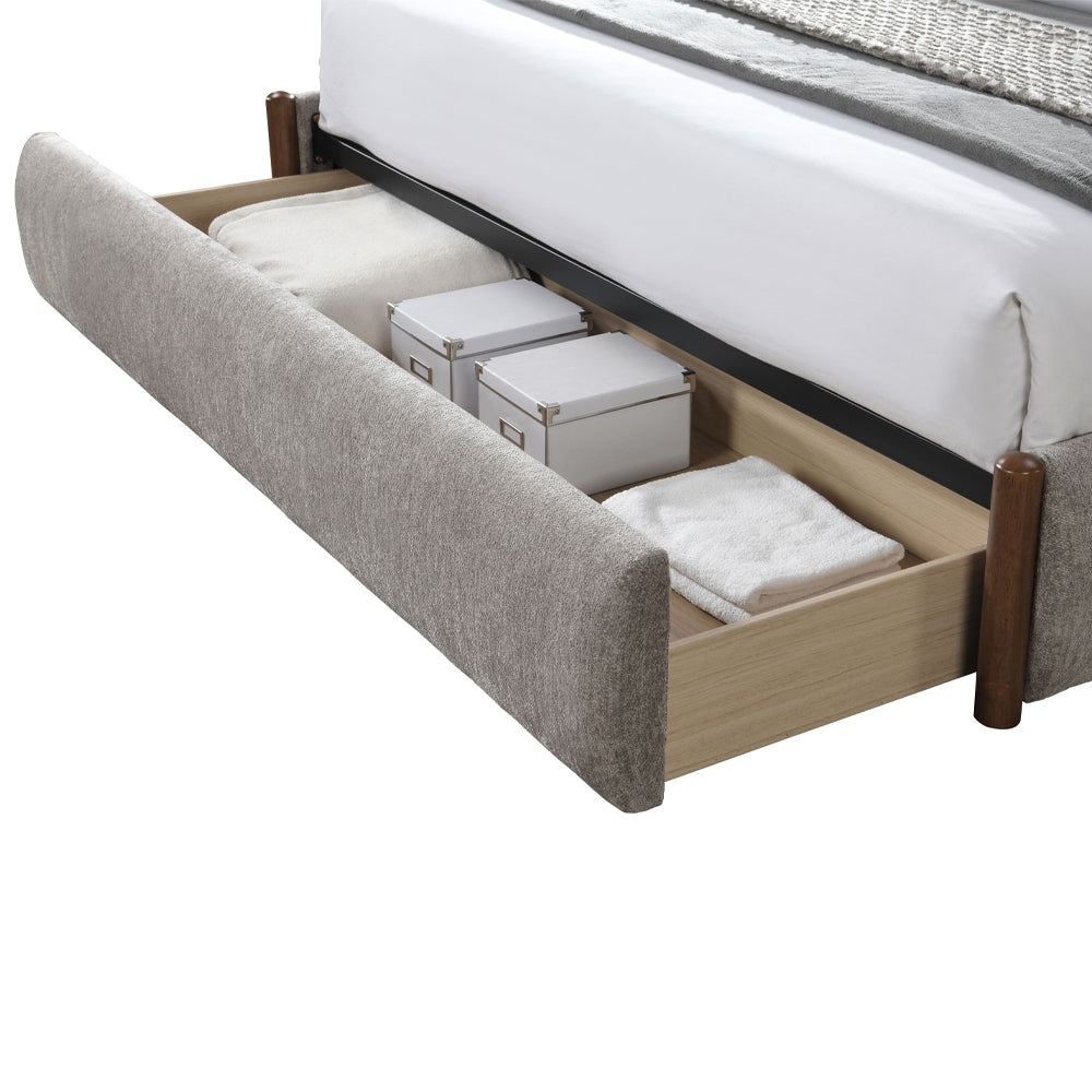 ACME Ollya Storage Bed – back view – Lusso Furniture Miami