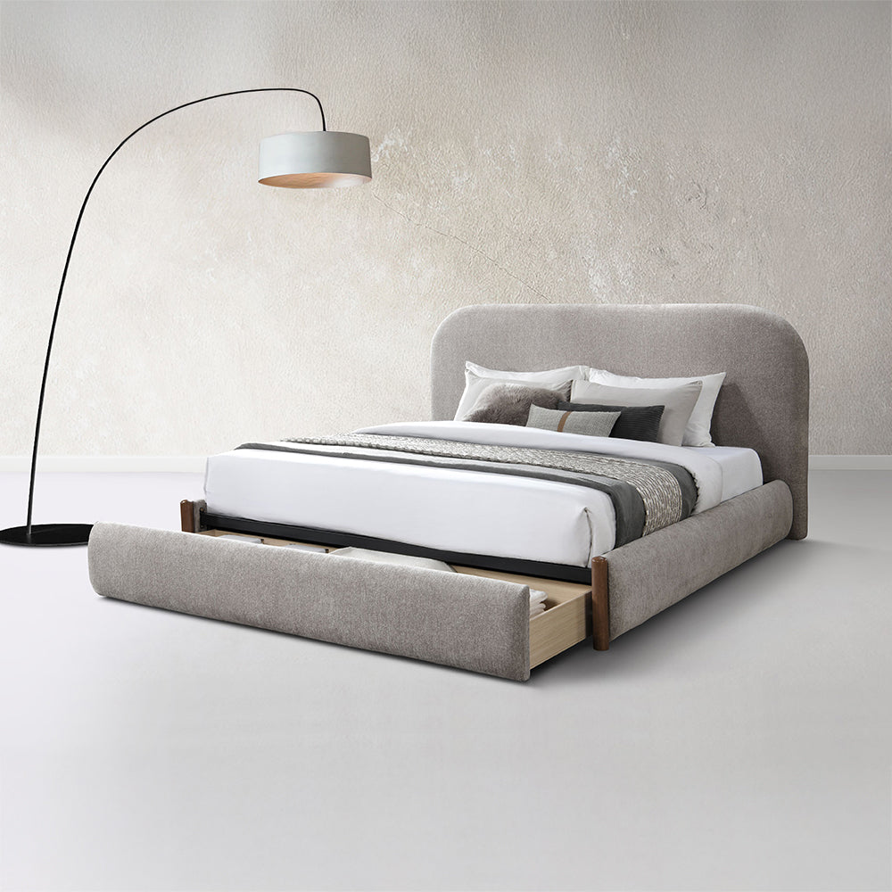 ACME Ollya Storage Bed – front view – Lusso Furniture Miami