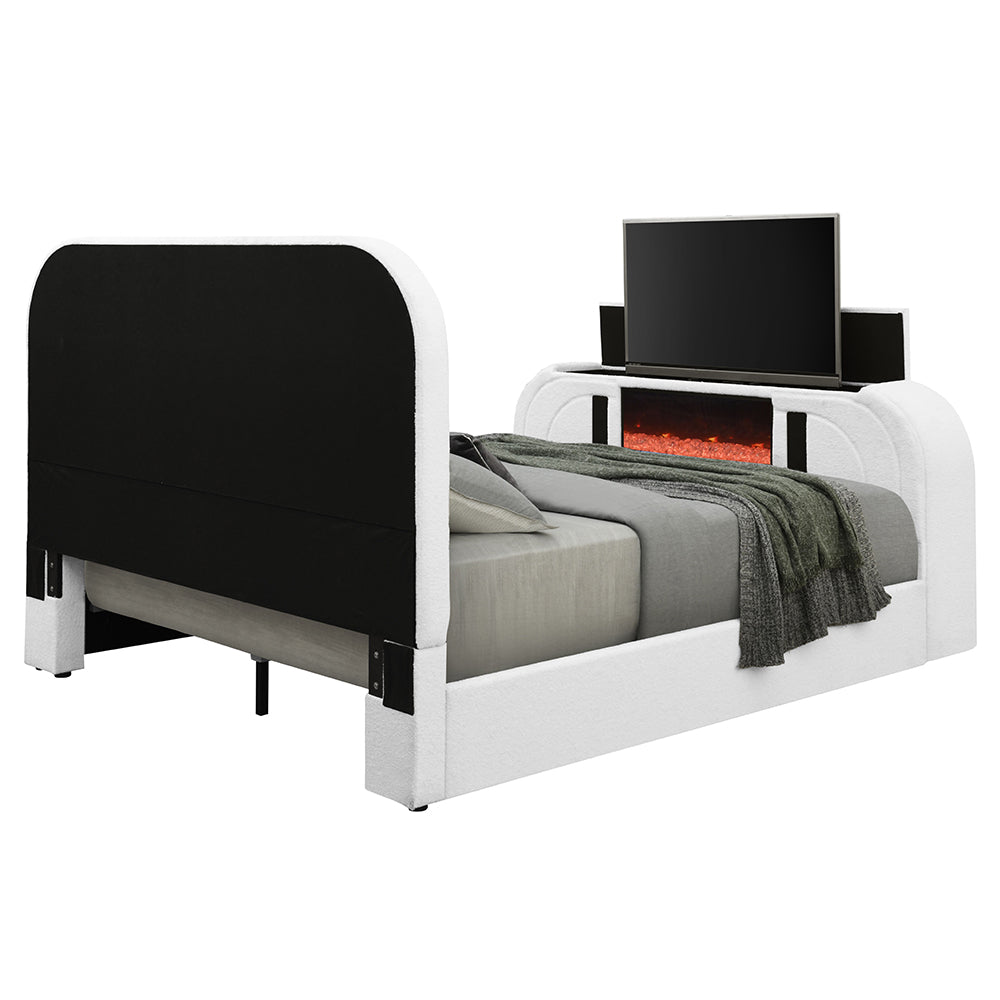 ACME Shelyn LED TV Bed – view 16 – Lusso Furniture Miami