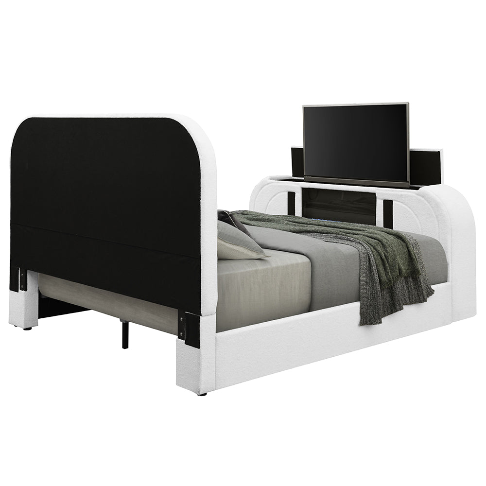ACME Shelyn LED TV Bed – detail – Lusso Furniture Miami