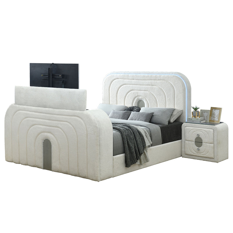ACME Shelyn LED TV Bed-zoom-