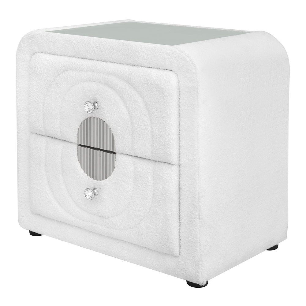 ACME Shelyn Nightstand – view 14 – Lusso Furniture Miami