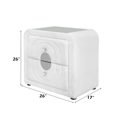 ACME Shelyn Nightstand – view 20 – Lusso Furniture Miami