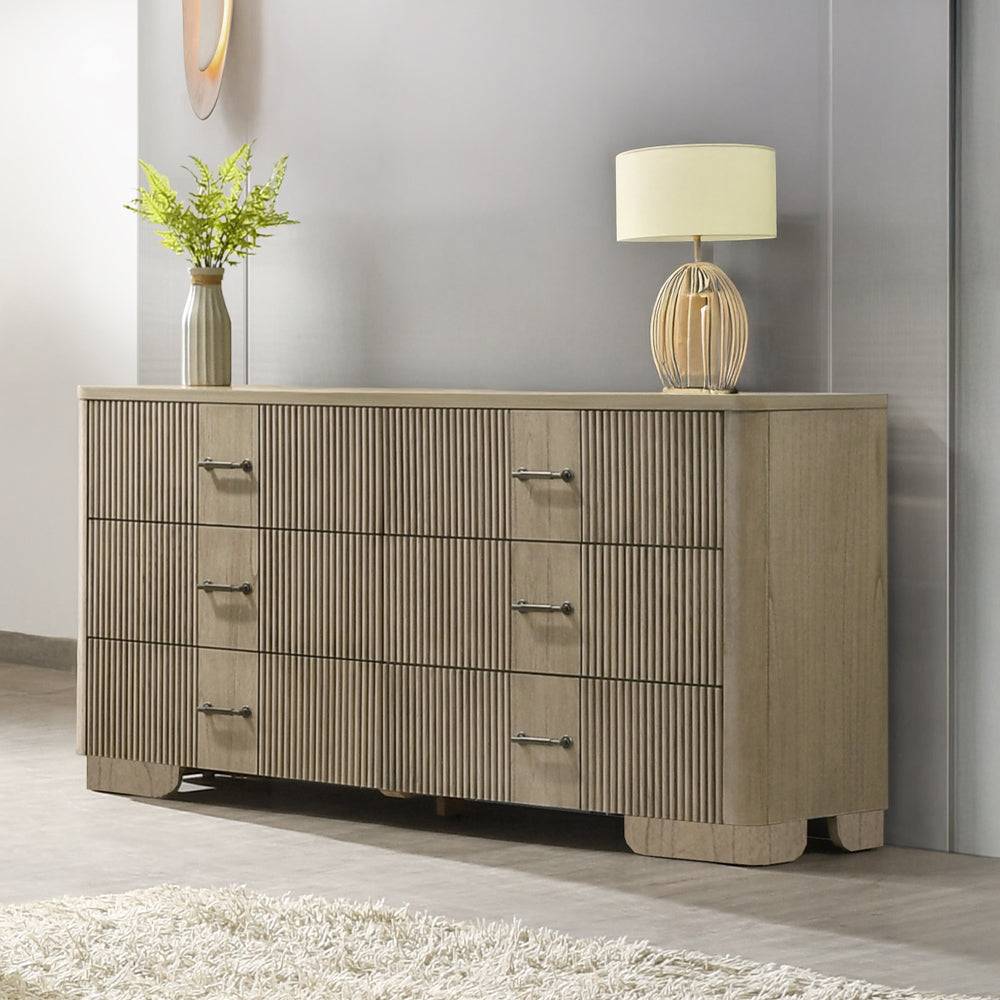 ACME Lakkari Dresser – front view – Lusso Furniture Miami