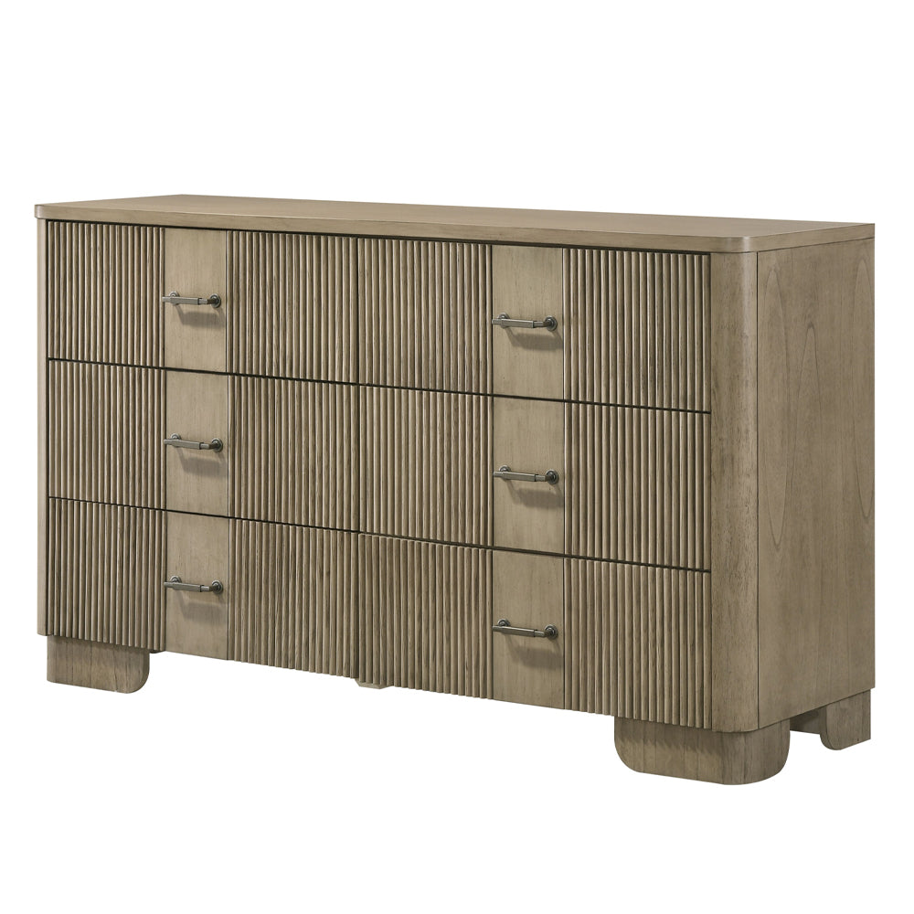 ACME Lakkari Dresser – angle view – Lusso Furniture Miami