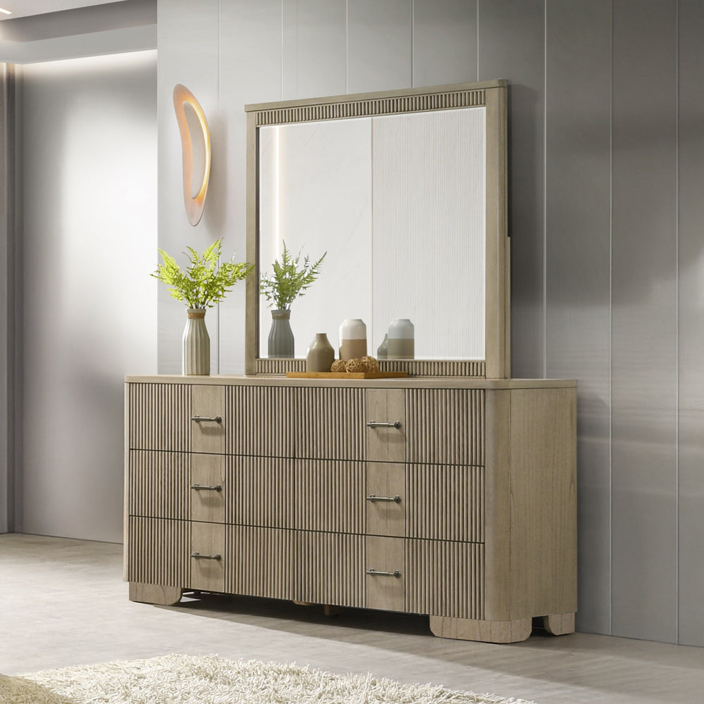 ACME Lakkari Dresser – room setting – Lusso Furniture Miami