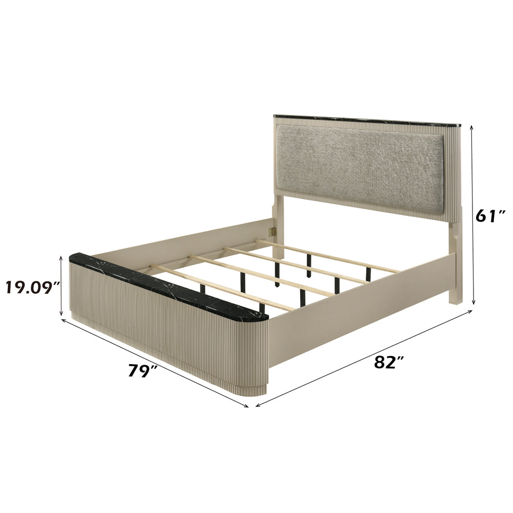 ACME Travonte Bed – view 16 – Lusso Furniture Miami