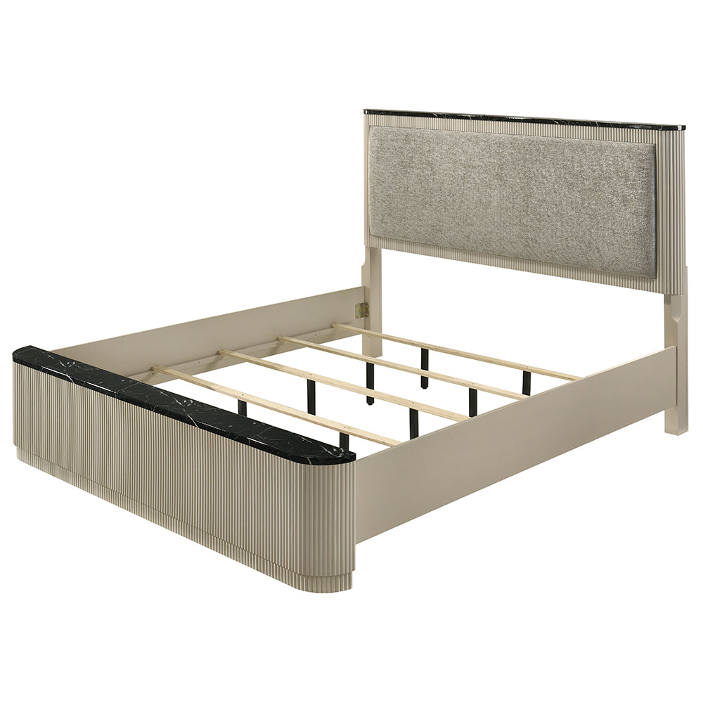 ACME Travonte Bed – side view – Lusso Furniture Miami