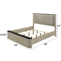 ACME Travonte Bed – close-up – Lusso Furniture Miami