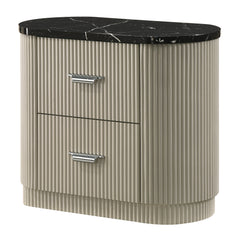 ACME Travonte Nightstand – side view – Lusso Furniture Miami