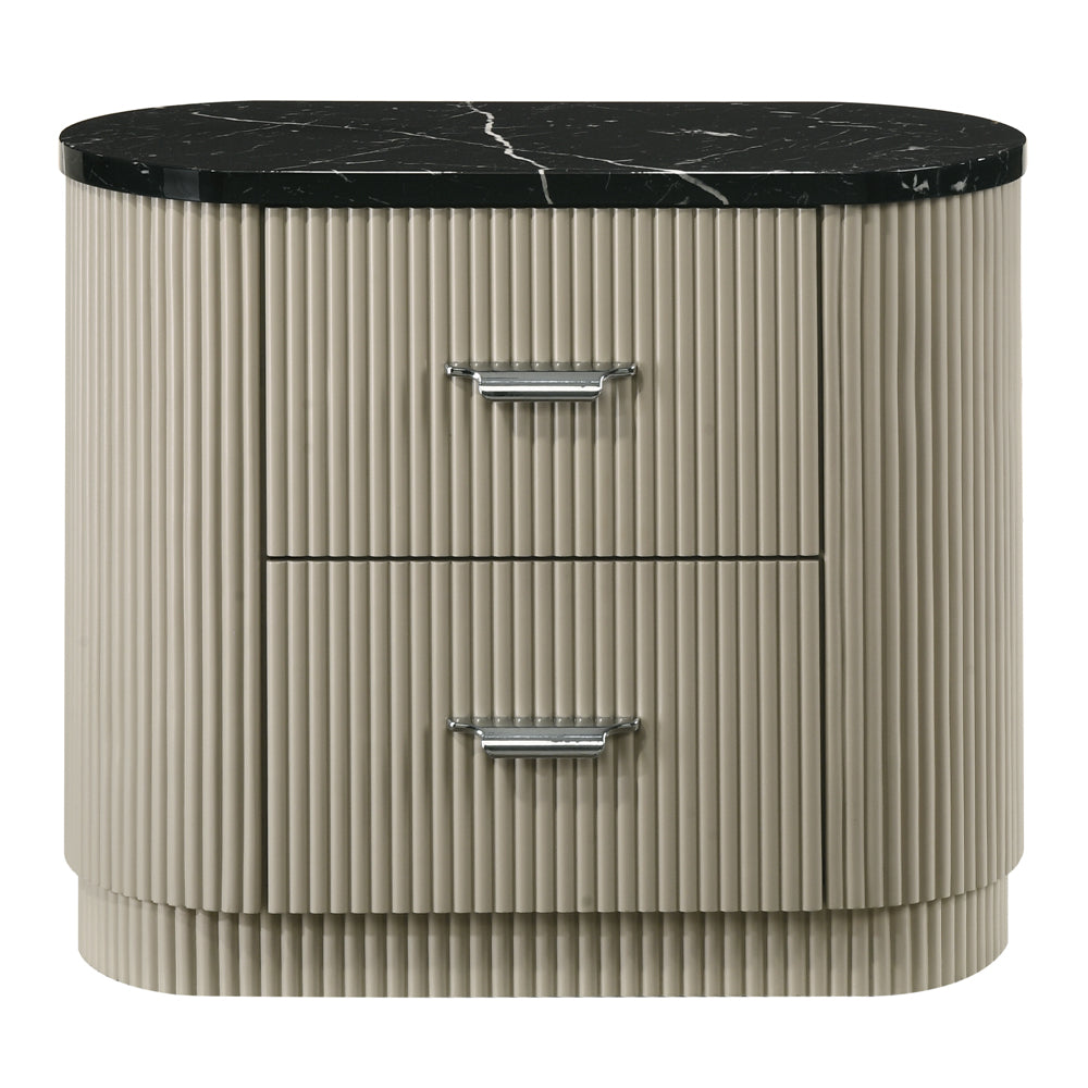 ACME Travonte Nightstand – detail – Lusso Furniture Miami