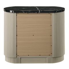 ACME Travonte Nightstand – back view – Lusso Furniture Miami