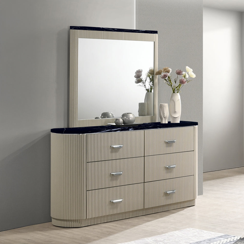 ACME Travonte Mirror – detail – Lusso Furniture Miami