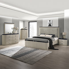 ACME Travonte Mirror – angle view – Lusso Furniture Miami