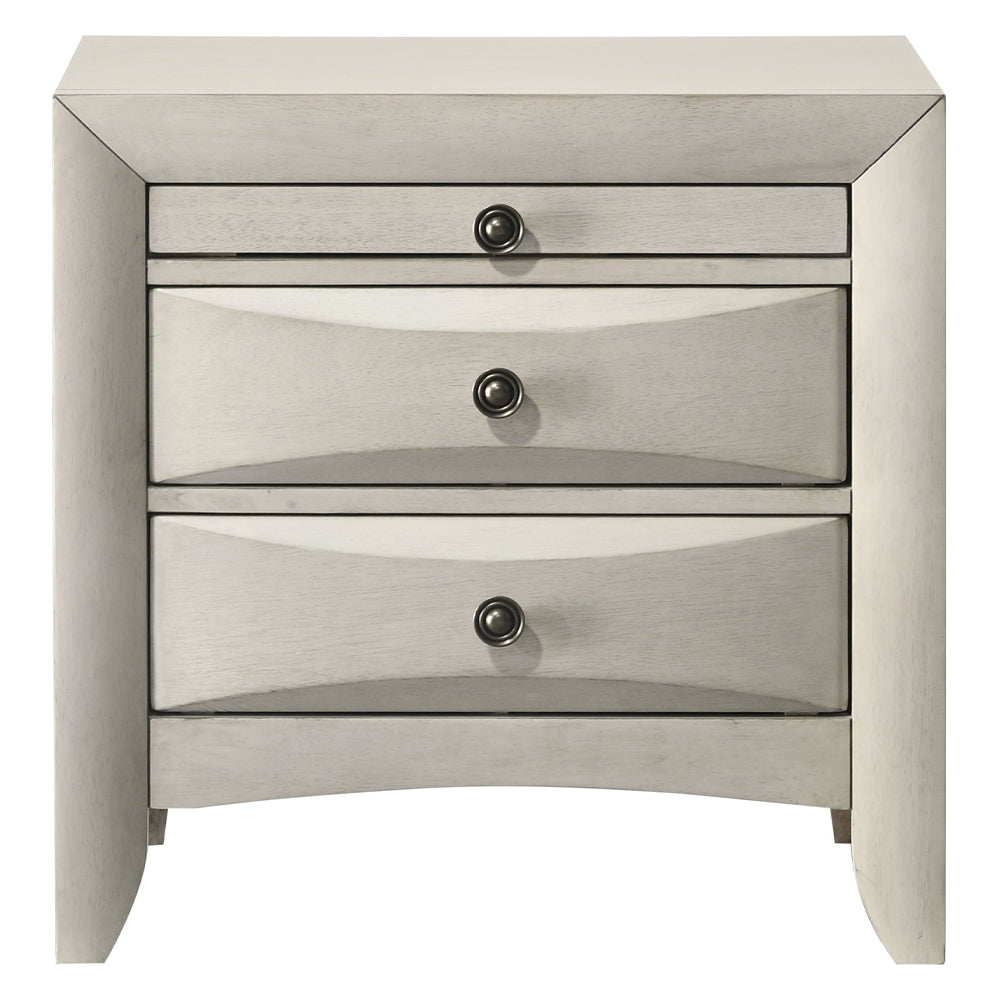 ACME Ramondi Nightstand – side view – Lusso Furniture Miami