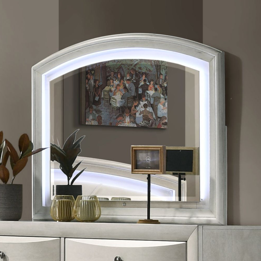 ACME Ramondi Mirror – front view – Lusso Furniture Miami