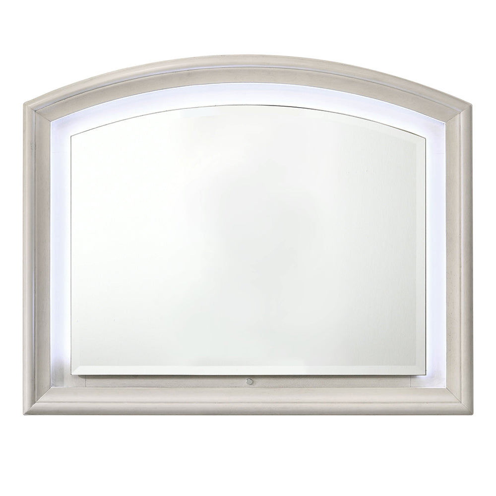 ACME Ramondi Mirror – angle view – Lusso Furniture Miami