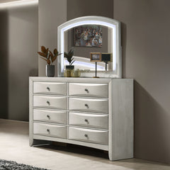 ACME Ramondi Mirror – side view – Lusso Furniture Miami