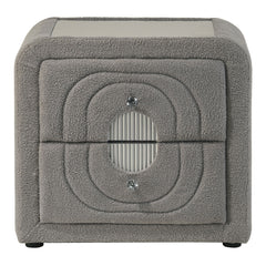ACME Shelyn Nightstand – side view – Lusso Furniture Miami