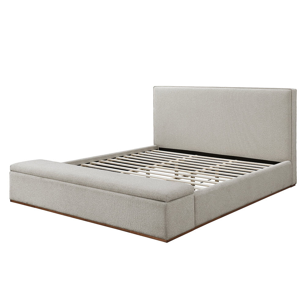 ACME Boxter Storage Bed – angle view – Lusso Furniture Miami