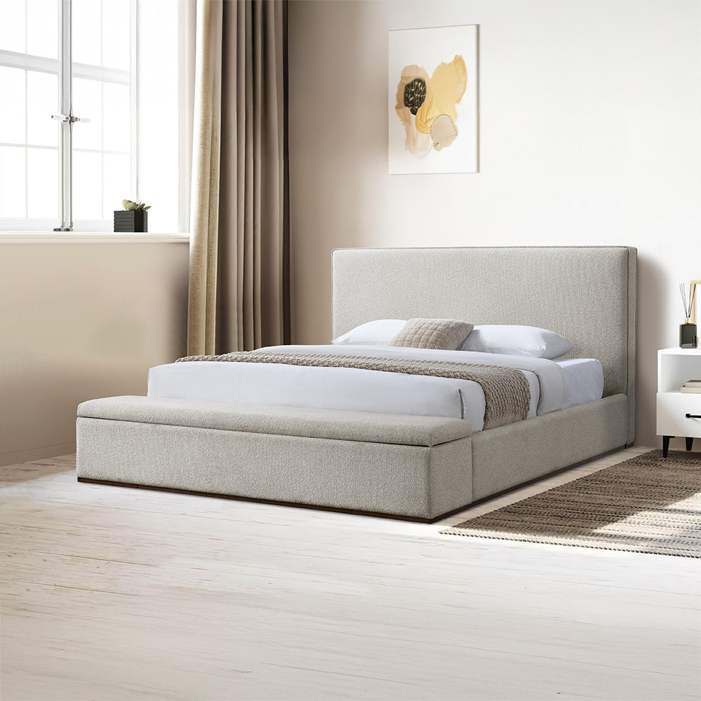 ACME Boxter Storage Bed – front view – Lusso Furniture Miami