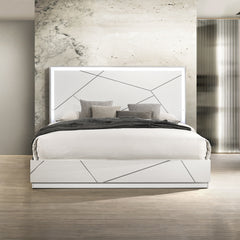 ACME Esther LED Bed – front view – Lusso Furniture Miami