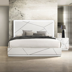 ACME Esther LED Bed – close-up – Lusso Furniture Miami